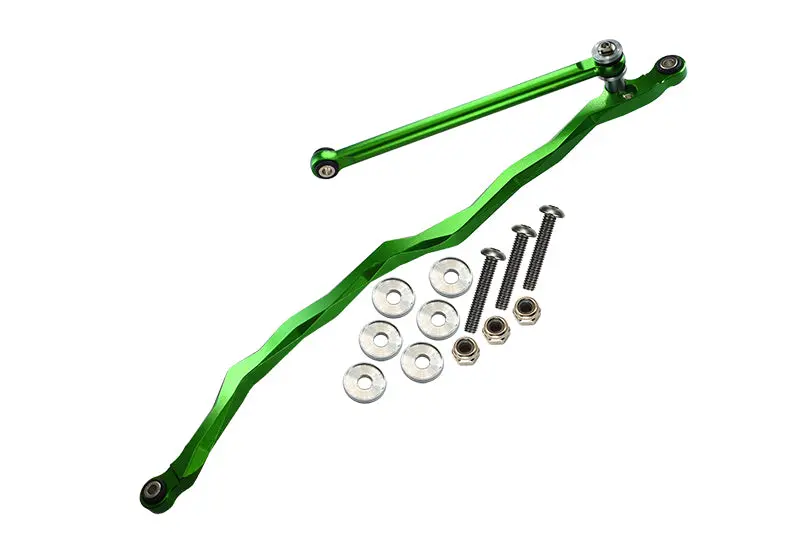 Axial Smt10 Grave Digger (Ax90055) Aluminum Steering Link - 2Pcs Set Green 1