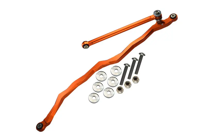 Axial Smt10 Grave Digger (Ax90055) Aluminum Steering Link - 2Pcs Set Orange 1