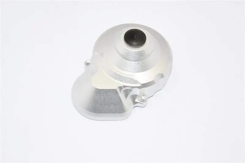Axial Smt10 Grave Digger (Ax90055) Aluminum Transmission Spur Gear Case Cover - 1Pc Set Silver 1