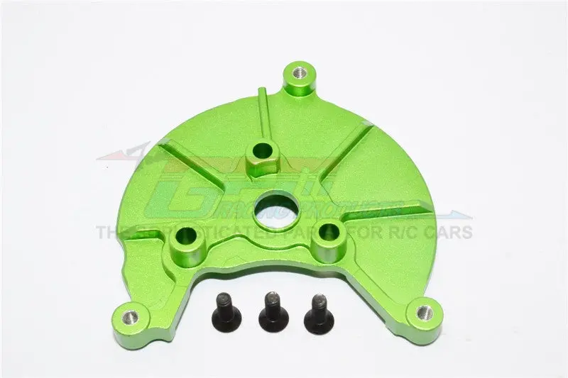 Axial Smt10 Grave Digger (Ax90055) Aluminum Transmission Spur Gear Case Cover Plate- 1Pc Set Green 1