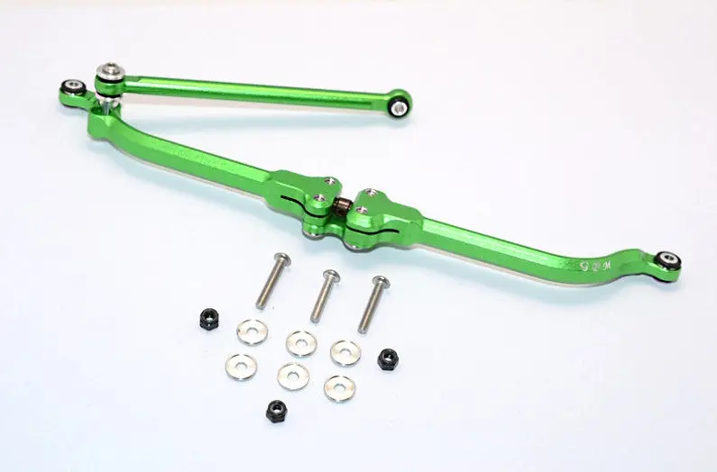 Axial Smt10 Grave Digger (Ax90055) & Max-D (Ax90057) Aluminum Adjustable Steering Link - 2Pcs Set Green 1