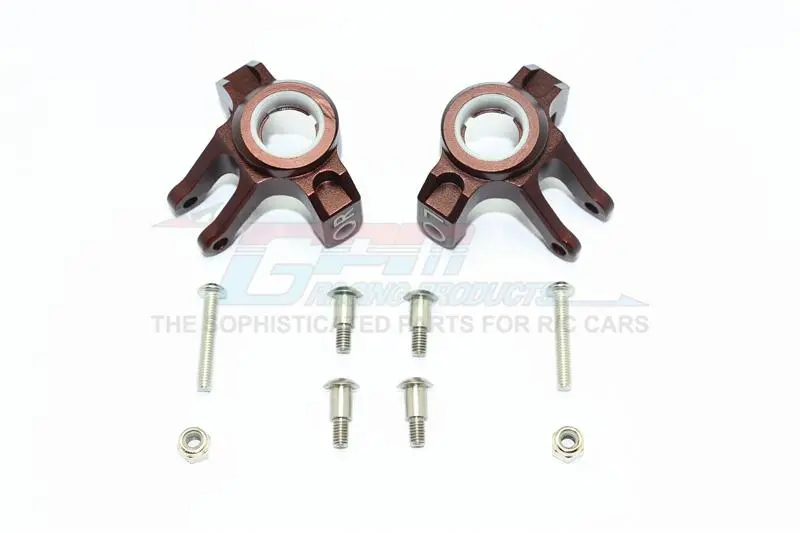 Axial Smt10 Grave Digger (Ax90055) & Max-D (Ax90057) Aluminum Front Knuckle Arms - 1Pr Set Brown 1