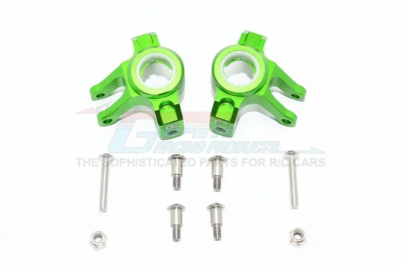 Axial Smt10 Grave Digger (Ax90055) & Max-D (Ax90057) Aluminum Front Knuckle Arms - 1Pr Set Green 1