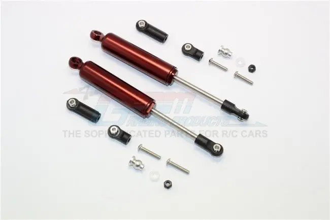 Axial Smt10 Grave Digger (Ax90055) & Max-D (Ax90057) Aluminum Front/Rear Internal Shocks (3 Length Adjustable Design ) - 1Pr Set Brown 1