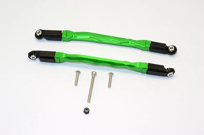 Axial Smt10 Grave Digger (Ax90055) & Max-D (Ax90057) Aluminum Front/Rear Upper Chassis Link Parts - 1Pr Set Green 1