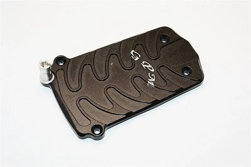 Axial Smt10 Grave Digger (Ax90055) & Max-D (Ax90057) Aluminum Receiver Mount - 1Pc Set Black 1