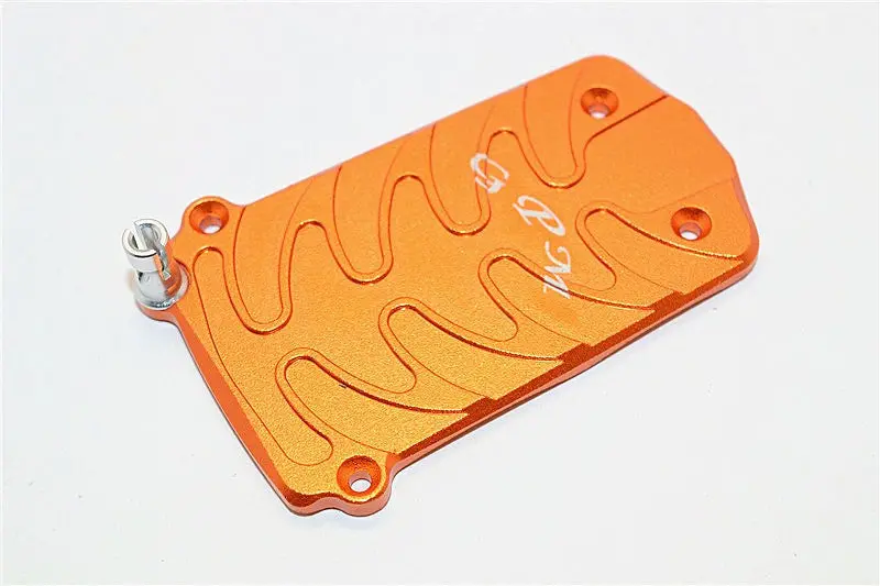 Axial Smt10 Grave Digger (Ax90055) & Max-D (Ax90057) Aluminum Receiver Mount - 1Pc Set Orange 1