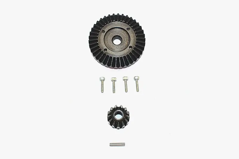 Axial Smt10 Grave Digger (Ax90055) Steel Front/Rear Bevel Gear - 2Pcs Black 1