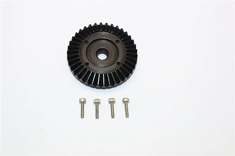 Axial Smt10 Grave Digger (Ax90055) Steel Ring Gear - 1Pc Set  Black 1