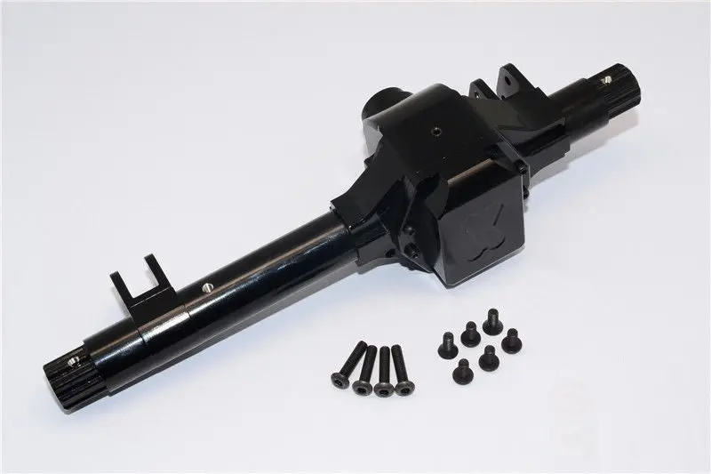 Axial Wraith & Axial Yeti Aluminum Front/Rear Axle Housing - 1 Set Black 1