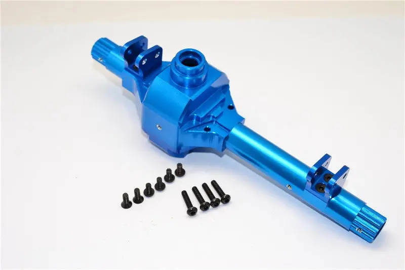 Axial Wraith & Axial Yeti Aluminum Front/Rear Axle Housing - 1 Set Blue 1