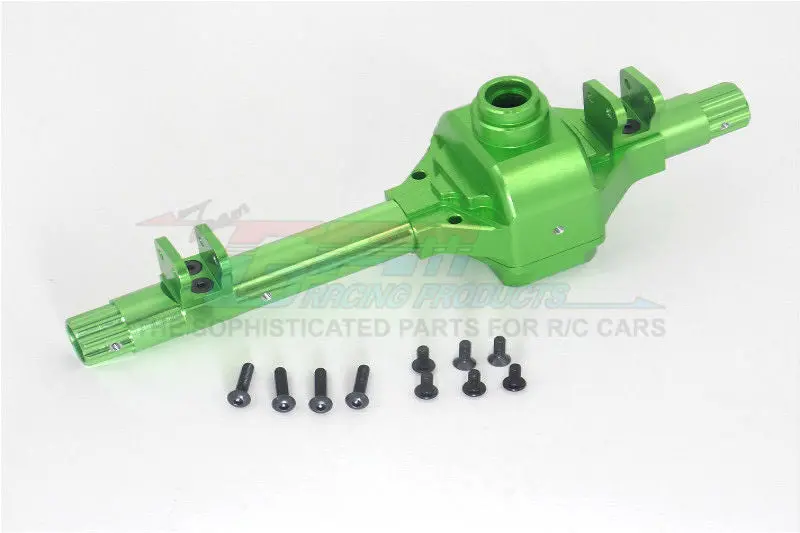 Axial Wraith & Axial Yeti Aluminum Front/Rear Axle Housing - 1 Set Green 1
