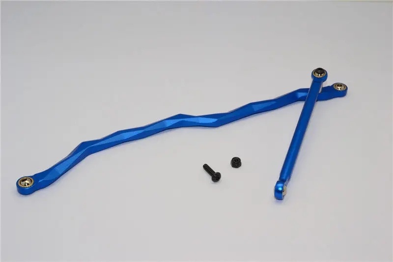 Axial Wraith & Rr10 Bomber Aluminum Steering Link - 2 Pcs Set Blue 1
