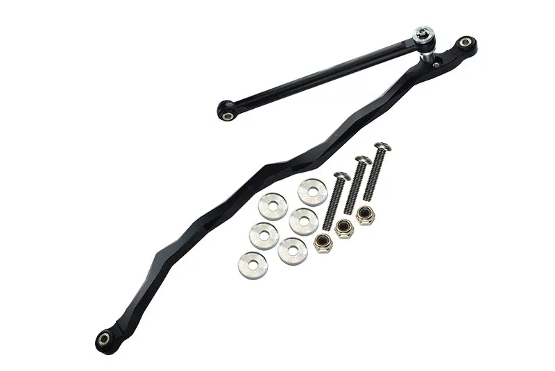 Axial Wraith & Rr10 Bomber Aluminum Steering Link - 2Pcs Set Black 1