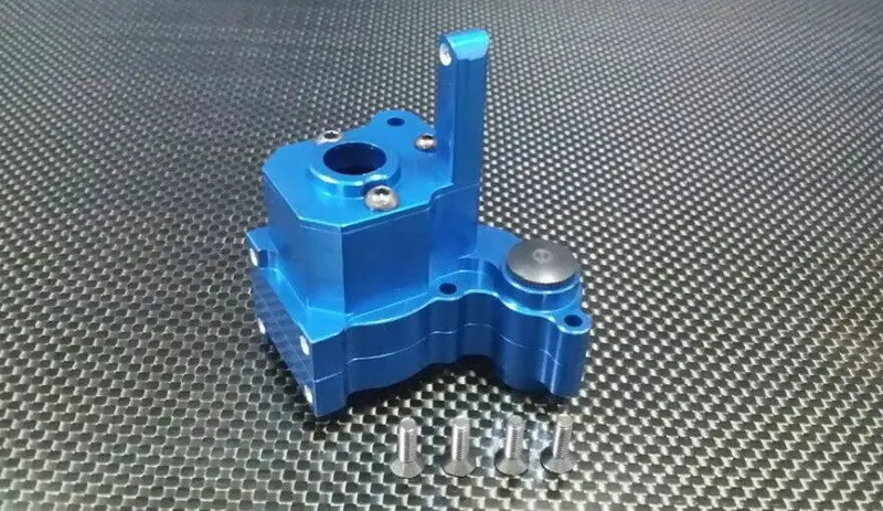 Axial Wraith & Wraith Spawn Aluminum Center Transmission Case - 3 Pcs Set Blue 1