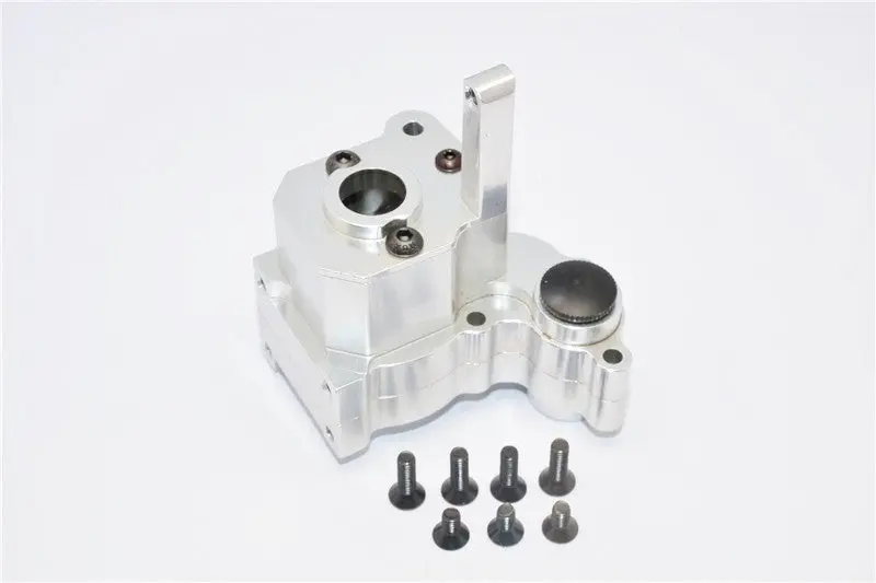 Axial Wraith & Wraith Spawn Aluminum Center Transmission Case - 3Pcs Set Silver 1
