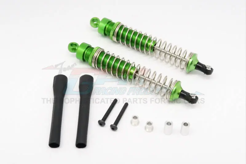 Axial Wraith & Wraith Spawn Aluminum Front/Rear Adjustable Dampers  - 1Pr Set Green 1