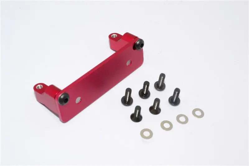 Axial Wraith & Wraith Spawn Aluminum Servo Mount - 3Pcs Set Red 1