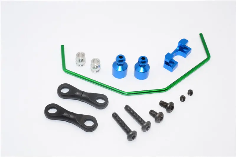 Axial Yeti Aluminum Anti-Roll Bar - 3Pcs Set Blue 1