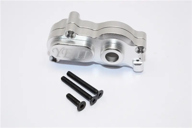 Axial Yeti Aluminum Center Transmission Case - 2Pcs Set Silver 1