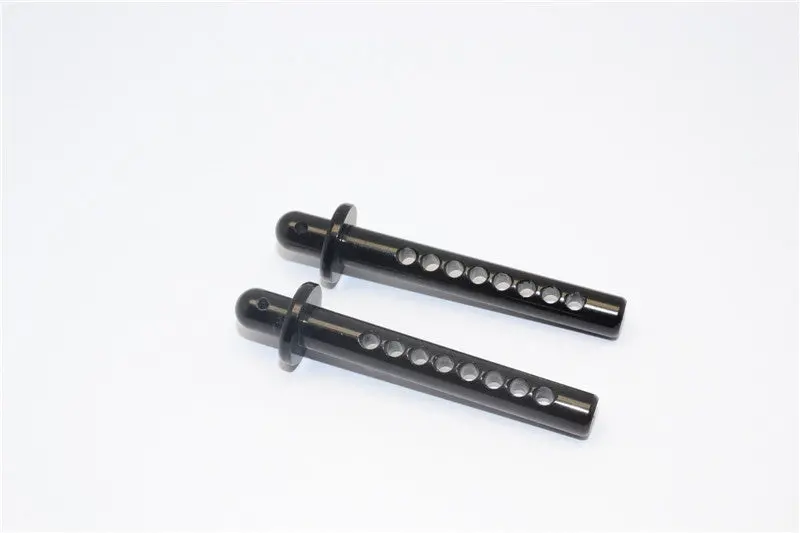 Axial Yeti Aluminum Front Body Post - 1Pr Black 1