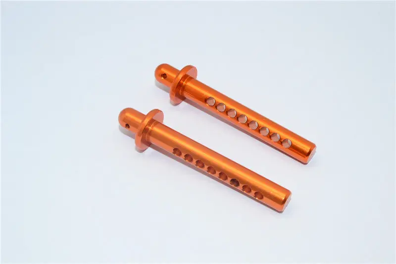 Axial Yeti Aluminum Front Body Post - 1Pr Orange 1