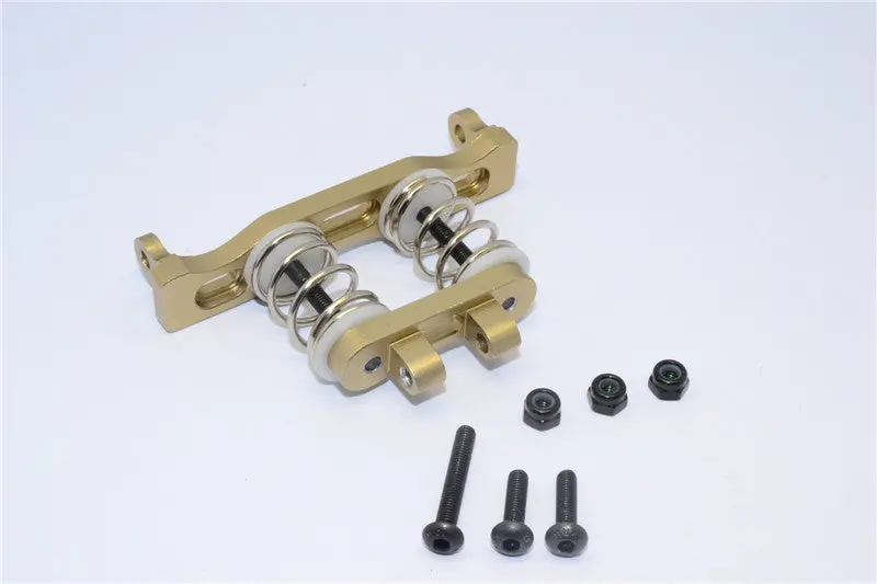 Axial Yeti Aluminum Front Bumper Absorber - 1 Set Titanium 1