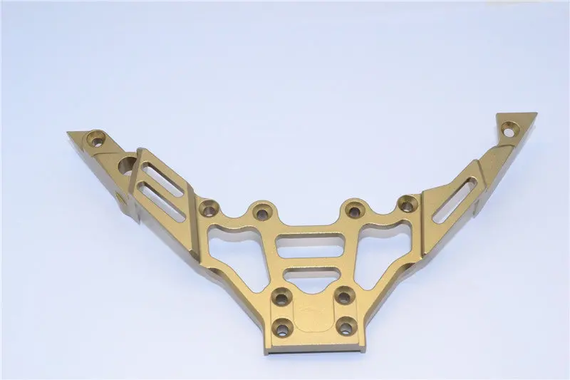 Axial Yeti Aluminum Gear Box & Chassis Mount - 1Pc Titanium 1