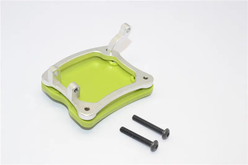 Axial Yeti Aluminum + Plastic Rear Axle Protector Mount - 1 Set Silver 1