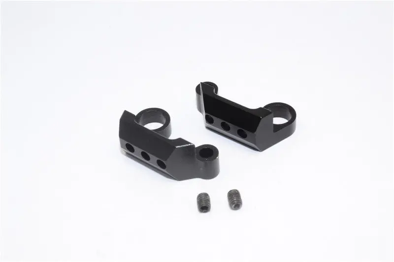 Axial Yeti Aluminum Rear Cage Mount - 1Pr Black 1
