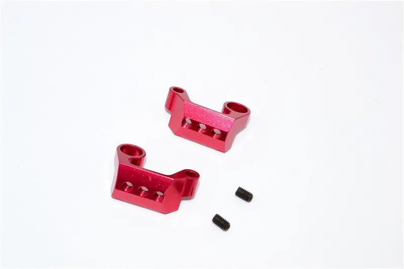 Axial Yeti Aluminum Rear Cage Mount - 1Pr Red 1