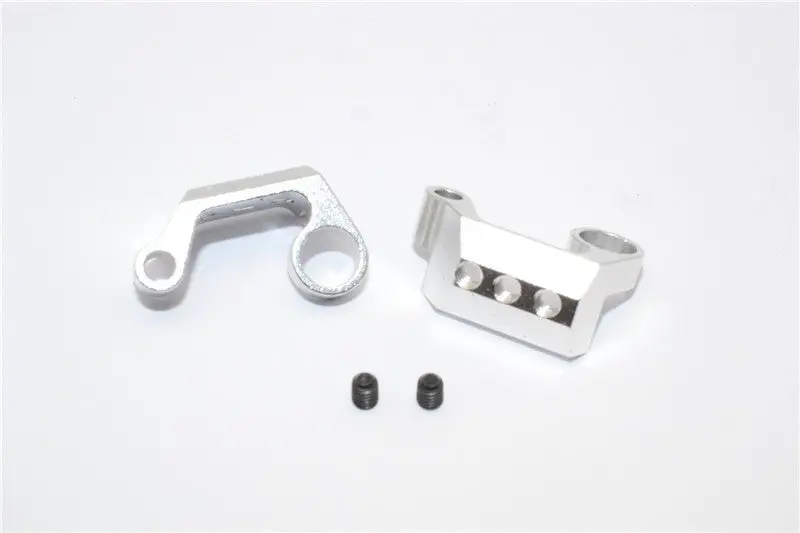 Axial Yeti Aluminum Rear Cage Mount - 1Pr Silver 1