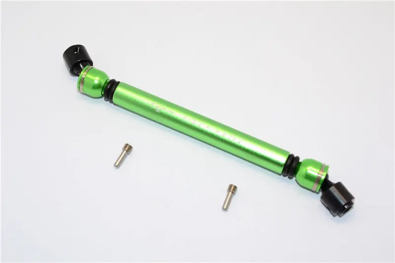 Axial Yeti Aluminum Rear Main Drive Shaft With Steel Joint (147Mm-157Mm) - 1Pc Set Green 1