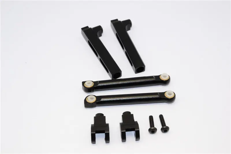 Axial Yeti Aluminum Rear Sway Bar Mount - 6 Pcs Set Black 1