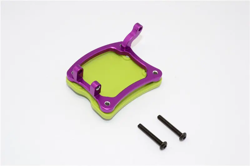 Axial Yeti Aluminum+Plastic Rear Axle Protector Mount (For Original Axle Housing) - 1 Set Purple 1