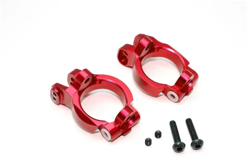 Axial Yeti (Ax90026) & Yeti Score (Ax90050, Ax90068) Aluminum Front C-Hub - 1Pr Set Red 1