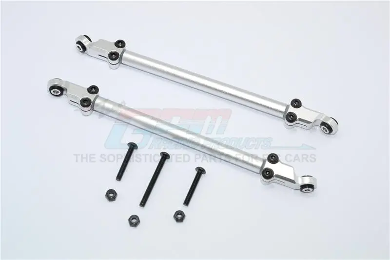 Axial Yeti (Ax90026) & Yeti Score (Ax90050, Ax90068) Aluminum Rear Adjustable Chassis Rod - 1Pr Set Red 1