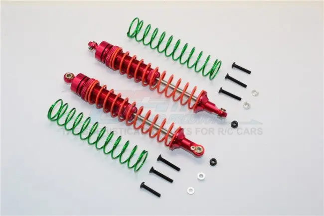 Axial Yeti (Ax90026) & Yeti Score (Ax90050, Ax90068) Aluminum Rear Adjustable Spring Damper (125Mm) - 1Pr Set Orange 1