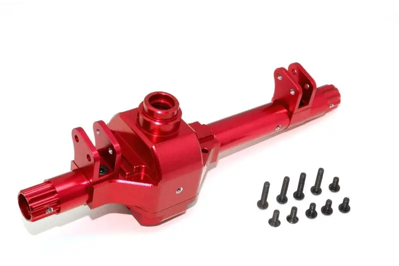 Axial Yeti (Ax90026) & Yeti Score (Ax90050, Ax90068) Aluminum Rear Axle Housing - 1 Set Red 1