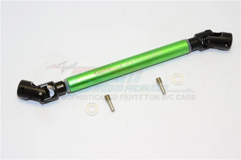 Axial Yeti (Ax90026) & Yeti Score (Ax90050, Ax90068) Steel Adjustable Main Shaft With Alloy Body - 1Pc Set Green 1