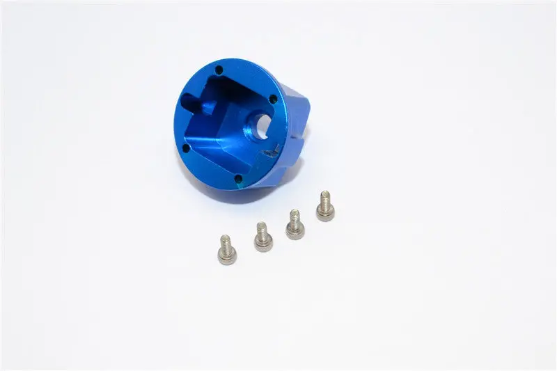 Axial Yeti, Exo, Wraith & Scx10 Aluminum Diff Case - 1 Pc Set Blue 1