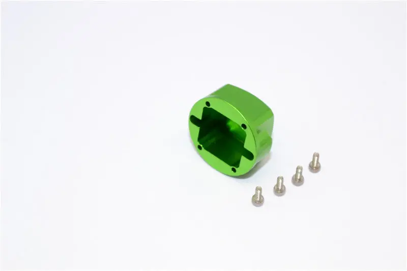 Axial Yeti, Exo, Wraith & Scx10 Aluminum Diff Case - 1 Pc Set Green 1