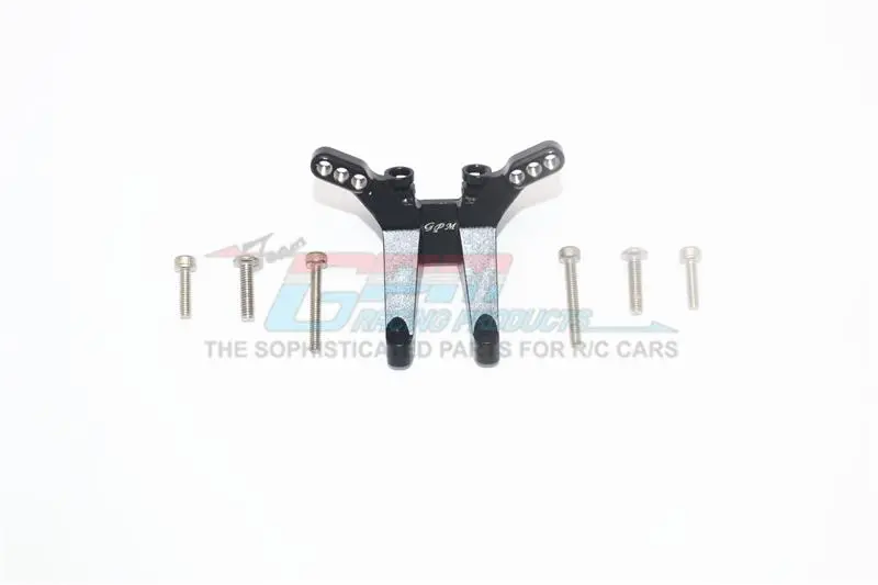 Axial Yeti Jr. Can-Am Maverick (Axi90069) Aluminum Front Shock Tower - 1Pc Set Black 1