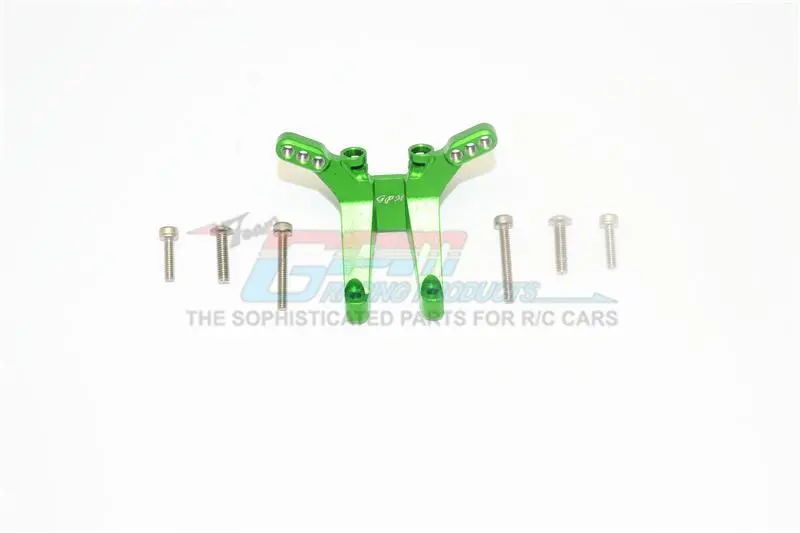 Axial Yeti Jr. Can-Am Maverick (Axi90069) Aluminum Front Shock Tower - 1Pc Set Green 1