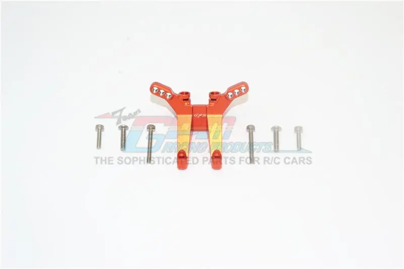 Axial Yeti Jr. Can-Am Maverick (Axi90069) Aluminum Front Shock Tower - 1Pc Set Ornage 1