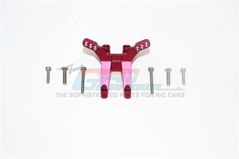 Axial Yeti Jr. Can-Am Maverick (Axi90069) Aluminum Front Shock Tower - 1Pc Set Red 1