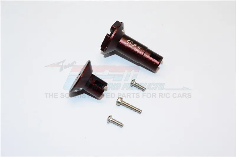 Axial Yeti Jr. Score Trophy Truck (Ax90052) Aluminum Differential Outputs For Rear Gear Box - 1 Set Brown 1