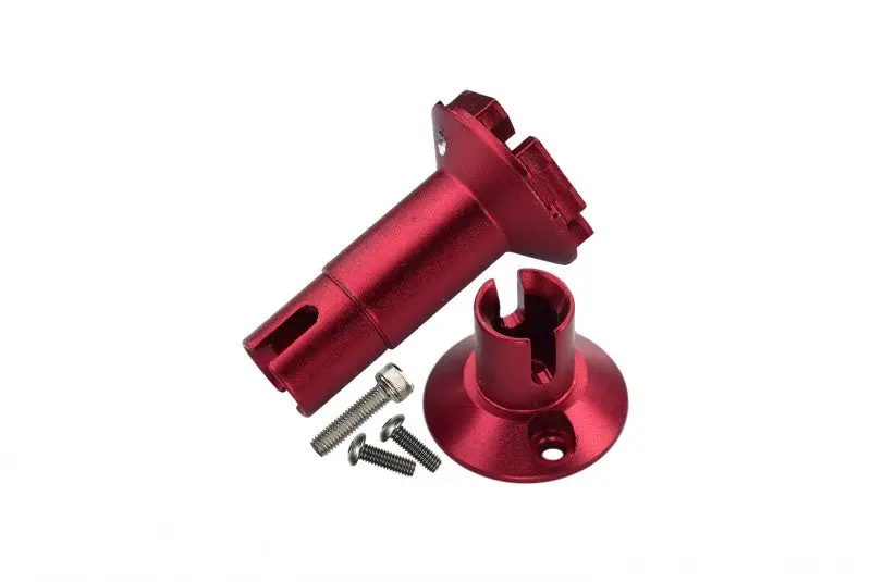 Axial Yeti Jr. Score Trophy Truck (Ax90052) Aluminum Differential Outputs For Rear Gear Box - 1 Set Red 1