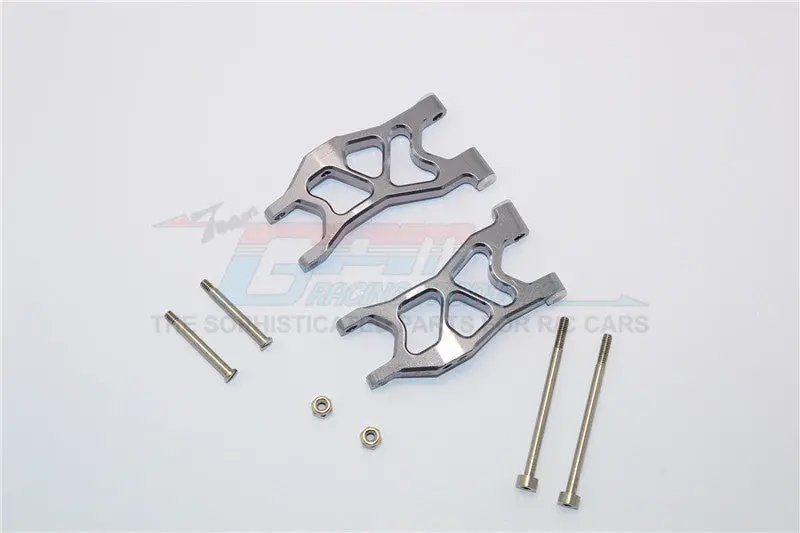Axial Yeti Jr. Score Trophy Truck (Ax90052) Aluminum Front Arms - 1Pr Set Gray Silver 1
