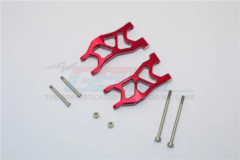Axial Yeti Jr. Score Trophy Truck (Ax90052) Aluminum Front Arms - 1Pr Set Red 1